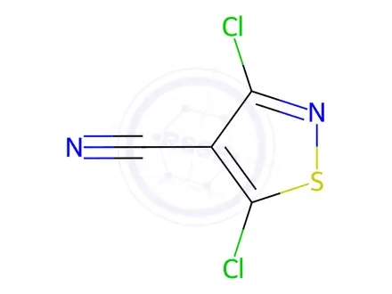 Chemical structure of 3,5-Dichloroisothiazole-4-carbonitrile