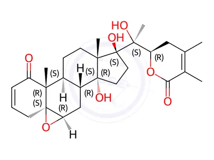 Chemical structure of Withanolide E
