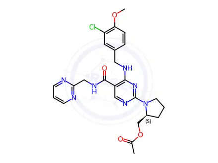 Chemical structure of Avanafil Impurity 42