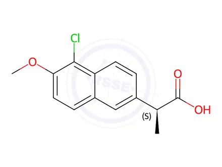 Chemical structure of Naproxen EP Impurity B