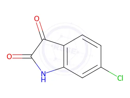 Chemical structure of Isatin Impurity 2 (6-Chloroisatin)