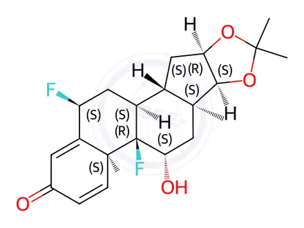 Chemical structure of Fluocinolone Acetonide Impurity 19