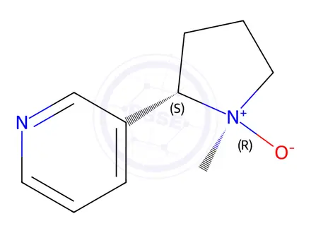 Chemical structure of (1'R,2'S)-Nicotine 1'-Oxide