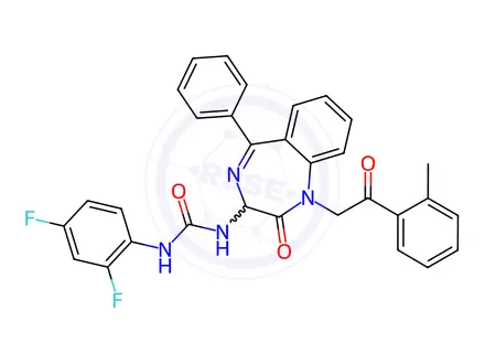 Chemical structure of YM 022 Impurity 120