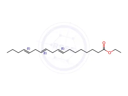 Chemical structure of (8Z,11Z,14Z)-Octadecatrienoic Acid Ethyl Ester
