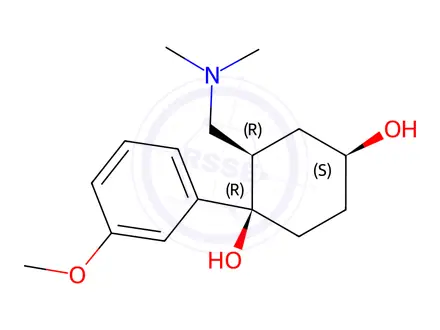 Chemical structure of Rac-4-Hydroxycyclohexyl Tramadol Hydrochloride