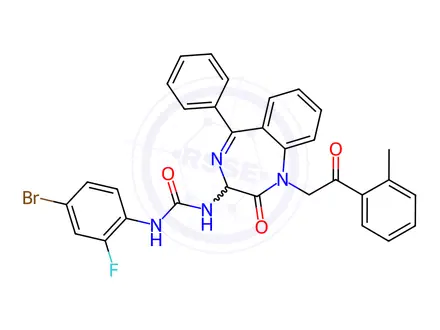 Chemical structure of YM 022 Impurity 117