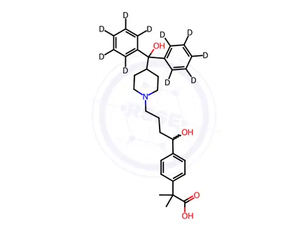 Chemical structure of Fexofenadine-D10