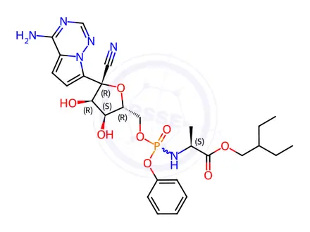 Chemical structure of Remdesivir Impurity 22