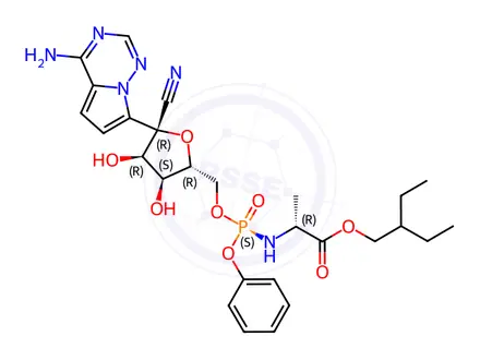 Chemical structure of Remdesivir Impurity 17