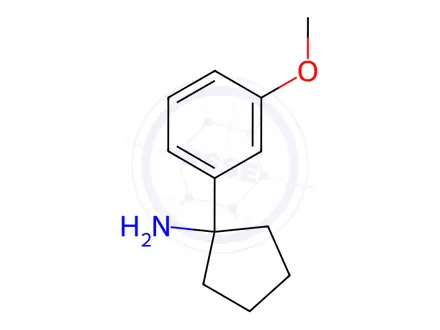 Chemical structure of 1-(3-Methoxyphenyl)cyclopentanamine