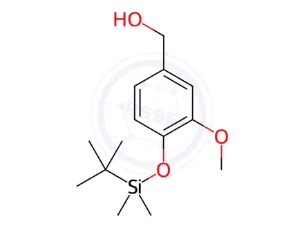 Chemical structure of Methoxy4-[[(1,1-dimethylethyl)dimethylsilyl]oxy]-3-benzenemethanol
