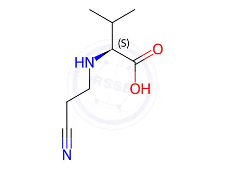 Chemical structure of Valine Impurity 88
