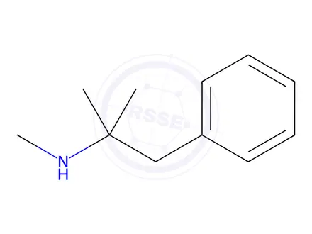 Chemical structure of Mephentermine Hydrochloride