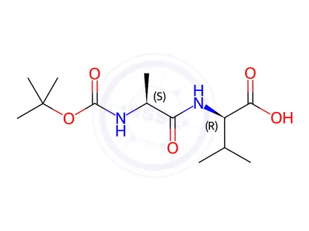 Chemical structure of Valine Impurity 66