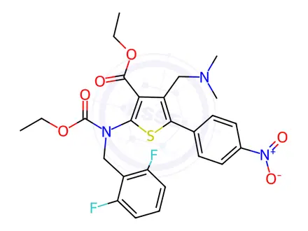 Chemical structure of Relugolix Impurity 1