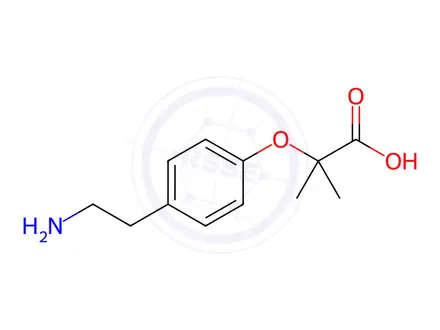 Chemical structure of Bezafibrate Impurity 14