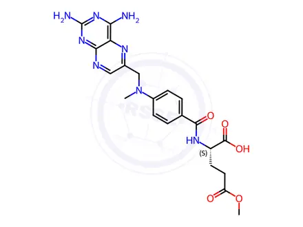 Chemical structure of Methotrexate EP Impurity H