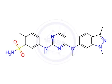 Chemical structure of Pazopanib Impurity 77