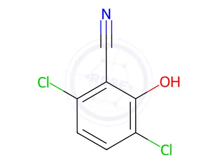 Chemical structure of Benzonitrile,3,6-dichloro-2-hydroxy-