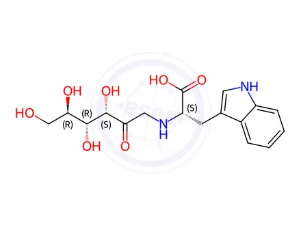 Chemical structure of Fructose-tryptophan (Mixture of Diastereomers)