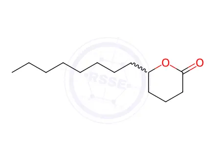 Chemical structure of δ-Tridecalactone