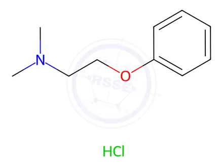 Chemical structure of N,N-Dimethyl-2-phenoxyethanamine hydrochloride