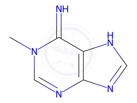 Chemical structure of 1-Methyladenine