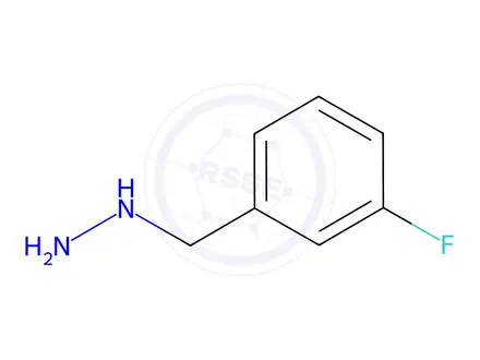 Chemical structure of (3-Fluorobenzyl)hydrazine Dihydrochloride