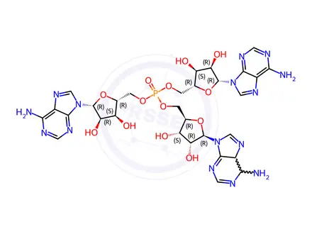 Chemical structure of Adenosine Impurity 12