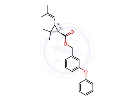 Chemical structure of D-Trans-Phenothrin