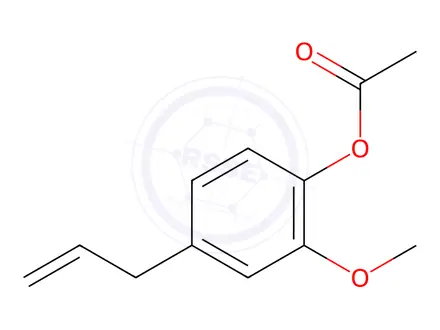 Chemical structure of Eugenol acetate