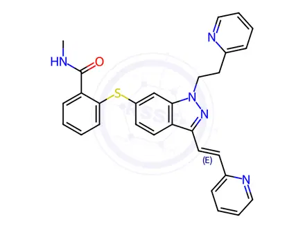 Chemical structure of Axitinib Impurity 10