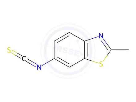 Chemical structure of Benzothiazole, 6-isothiocyanato-2-methyl-(9CI)