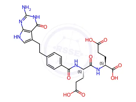 Chemical structure of Pemetrexed Impurity 22