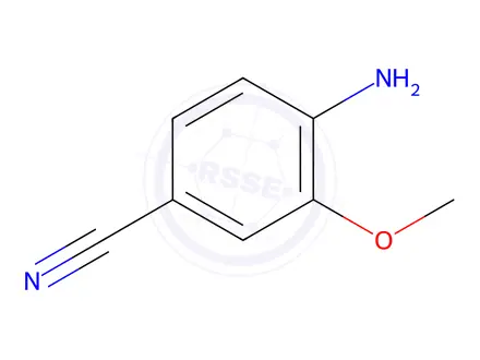 Chemical structure of 4-Amino-3-methoxybenzonitrile