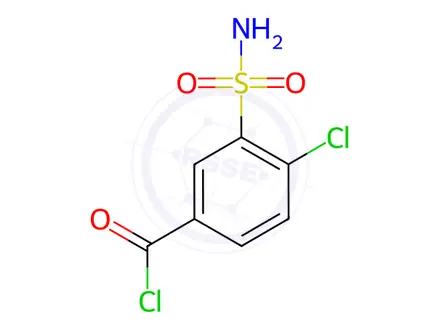 Chemical structure of Indapamide Impurity 3