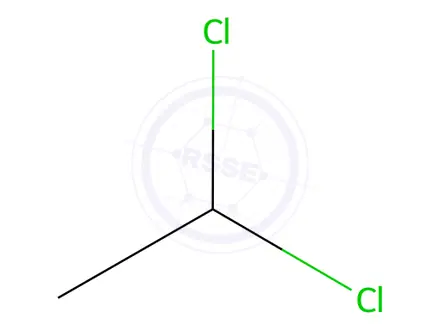 Chemical structure of 1,1-Dichloroethane