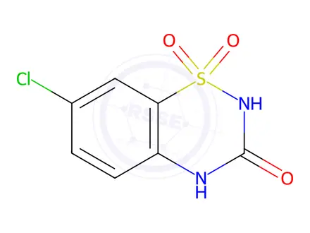 Chemical structure of Diazoxide Impurity 10