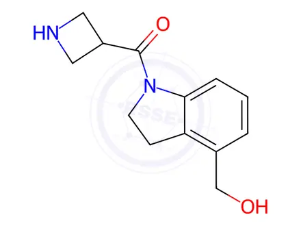 Chemical structure of Azetidin-3-yl(4-(hydroxymethyl)indolin-1-yl)methanone