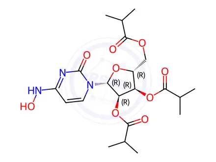 Chemical structure of Molnupiravir Impurity 17