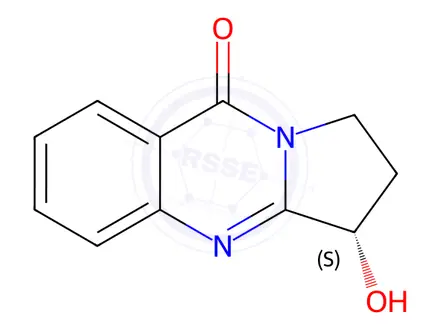 Chemical structure of VASICINONE