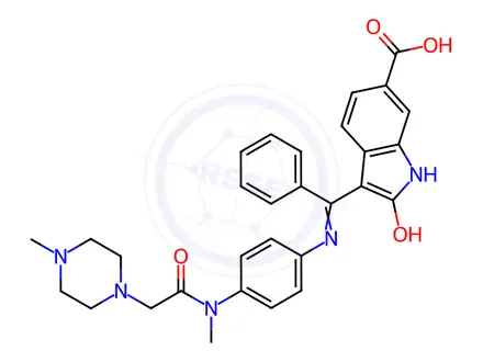 Chemical structure of Nintedanib impurity A