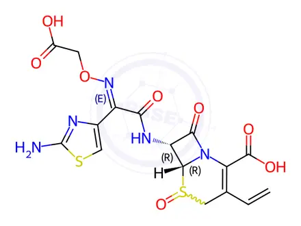 Chemical structure of Cefixime Impurity 11