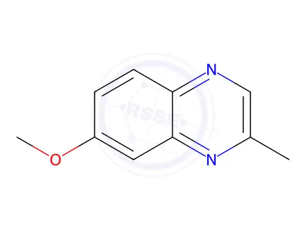 Chemical structure of Quinoxaline, 7-methoxy-2-methyl-