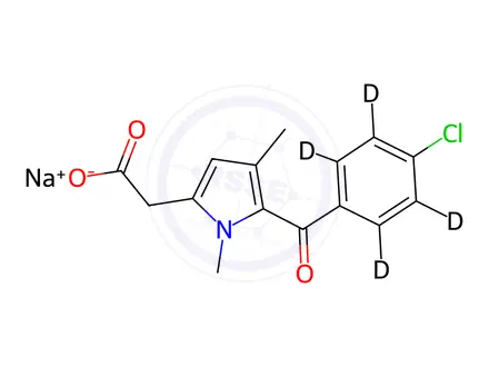 Chemical structure of Zomepirac Sodium Salt-d4