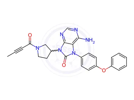 Chemical structure of Tirabrutinib Impurity 1
