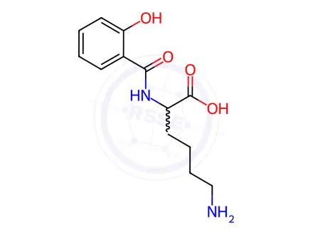 Chemical structure of Lysine Acetylsalicylate Impurity 4(Lysine Acetylsalicylate EP Impurity H)