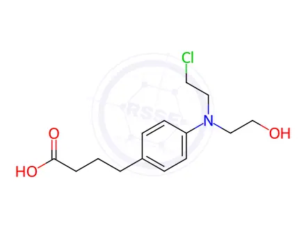 Chemical structure of Chlorambucil Impurity 1 (Chlorambucil EP Impurity A)