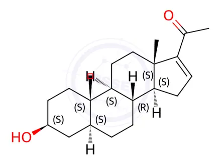Chemical structure of Pregnenolone Impurity 11